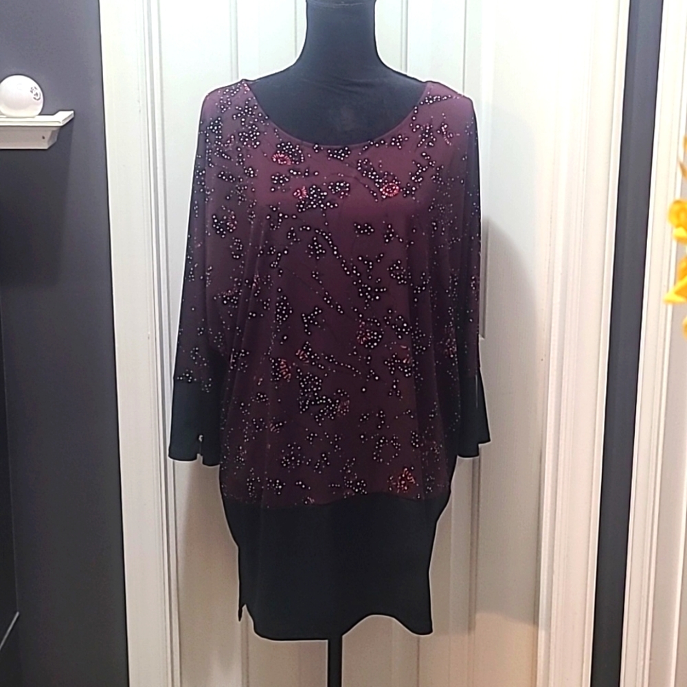 Colorful Loose Fitting Top